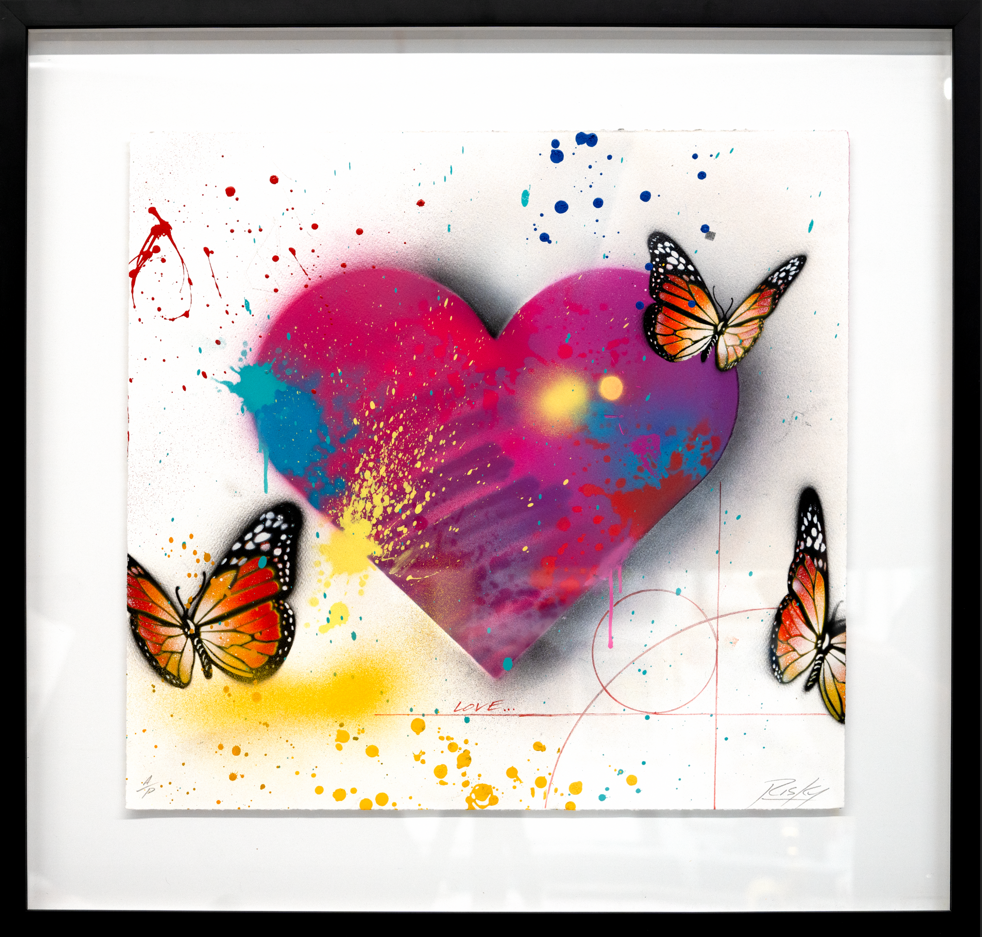 Compound Framed "RISK" Valentine HPM