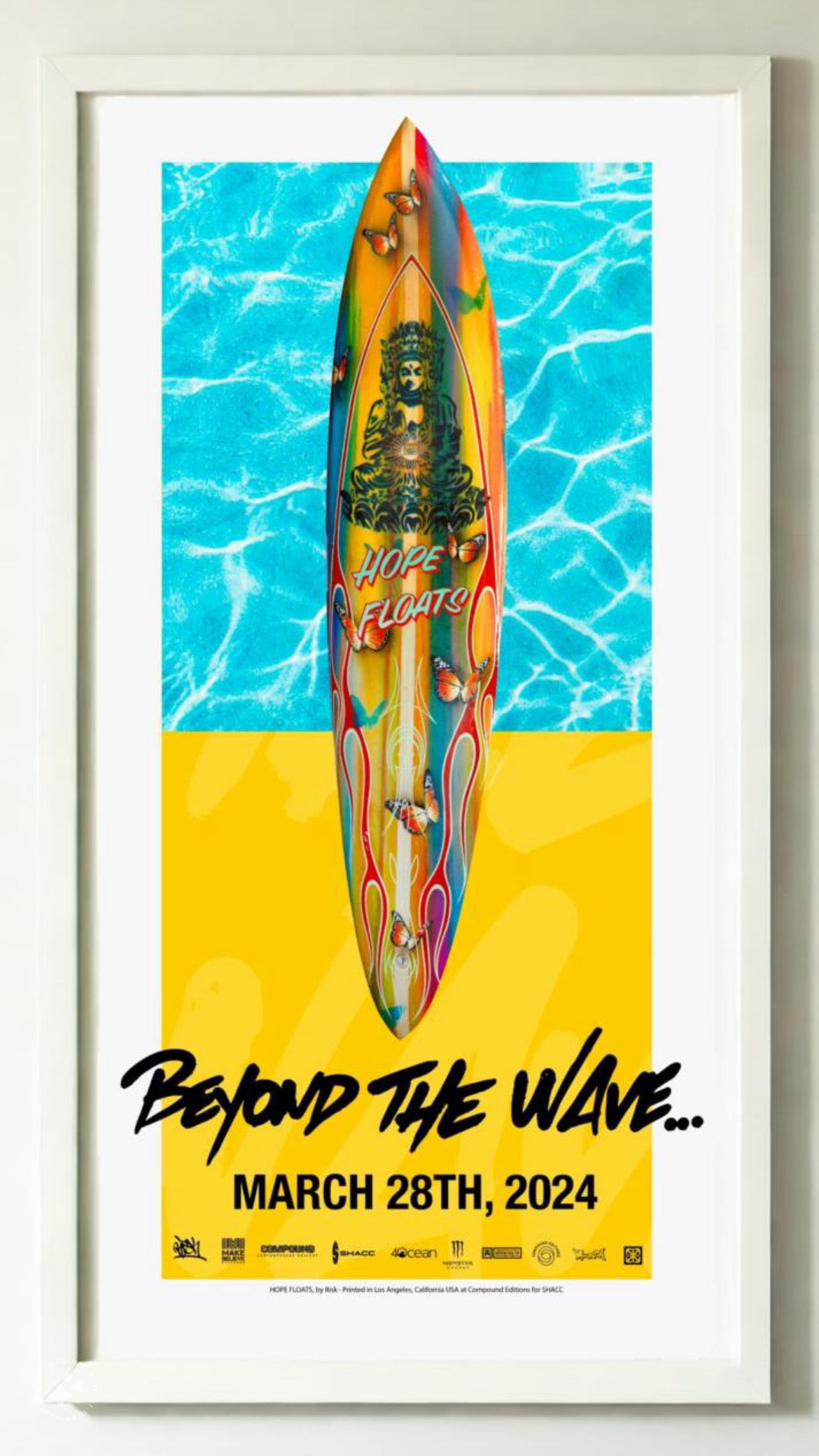 "Beyond the Wave" Show Poster - RISK Surfboard