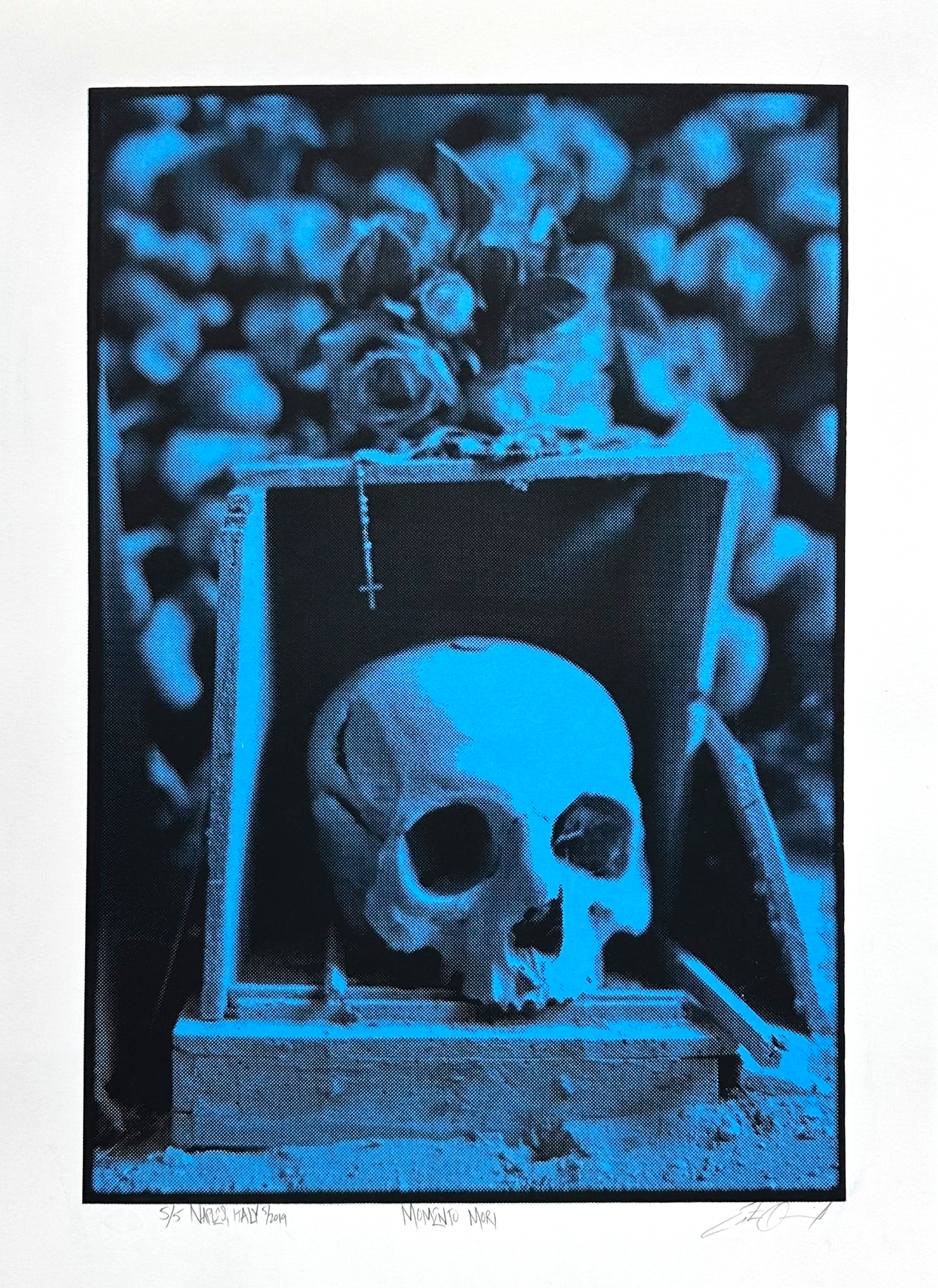 "Momento Mori- Dodger Blue/ Black"