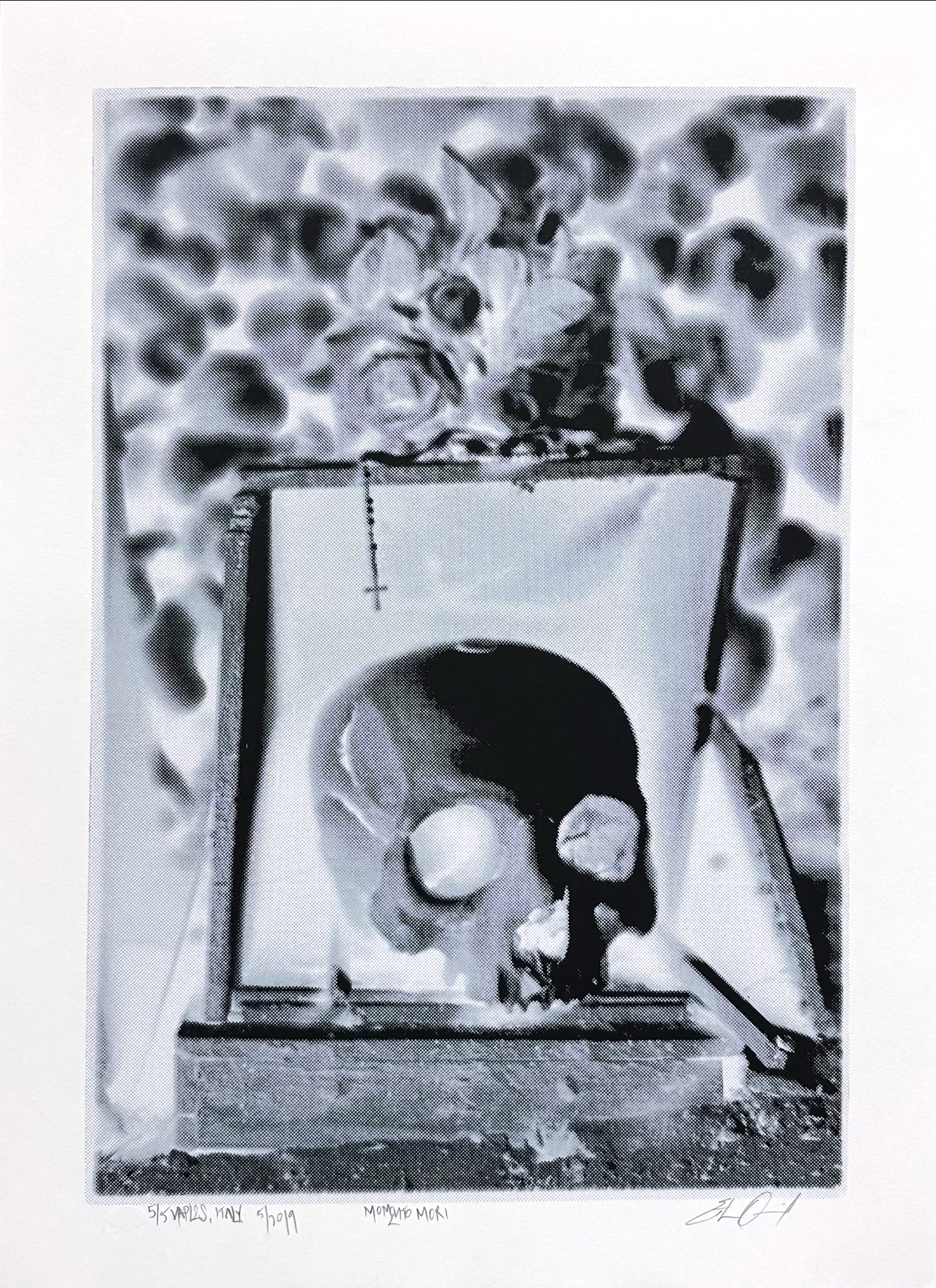 "Momento Mori- Negative White"