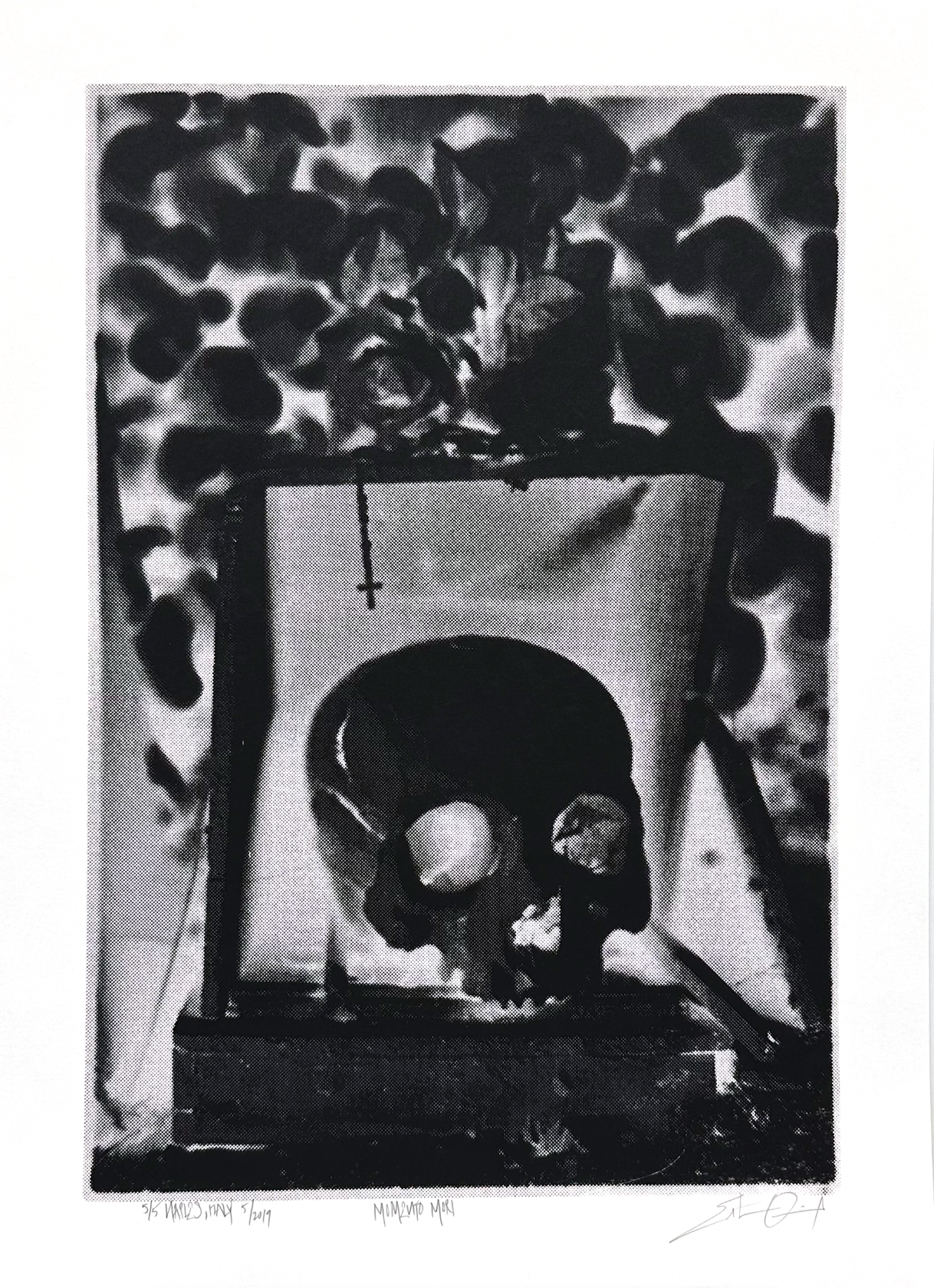 "Momento Mori- Negative Black"