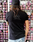 RiskRock Black T-Shirt Grey Logo