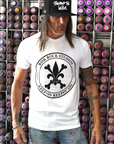 RiskRock White T-Shirt Black Logo