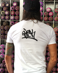 RiskRock White T-Shirt Black Logo