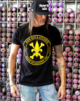 RiskRock Black T-Shirt Yellow Logo