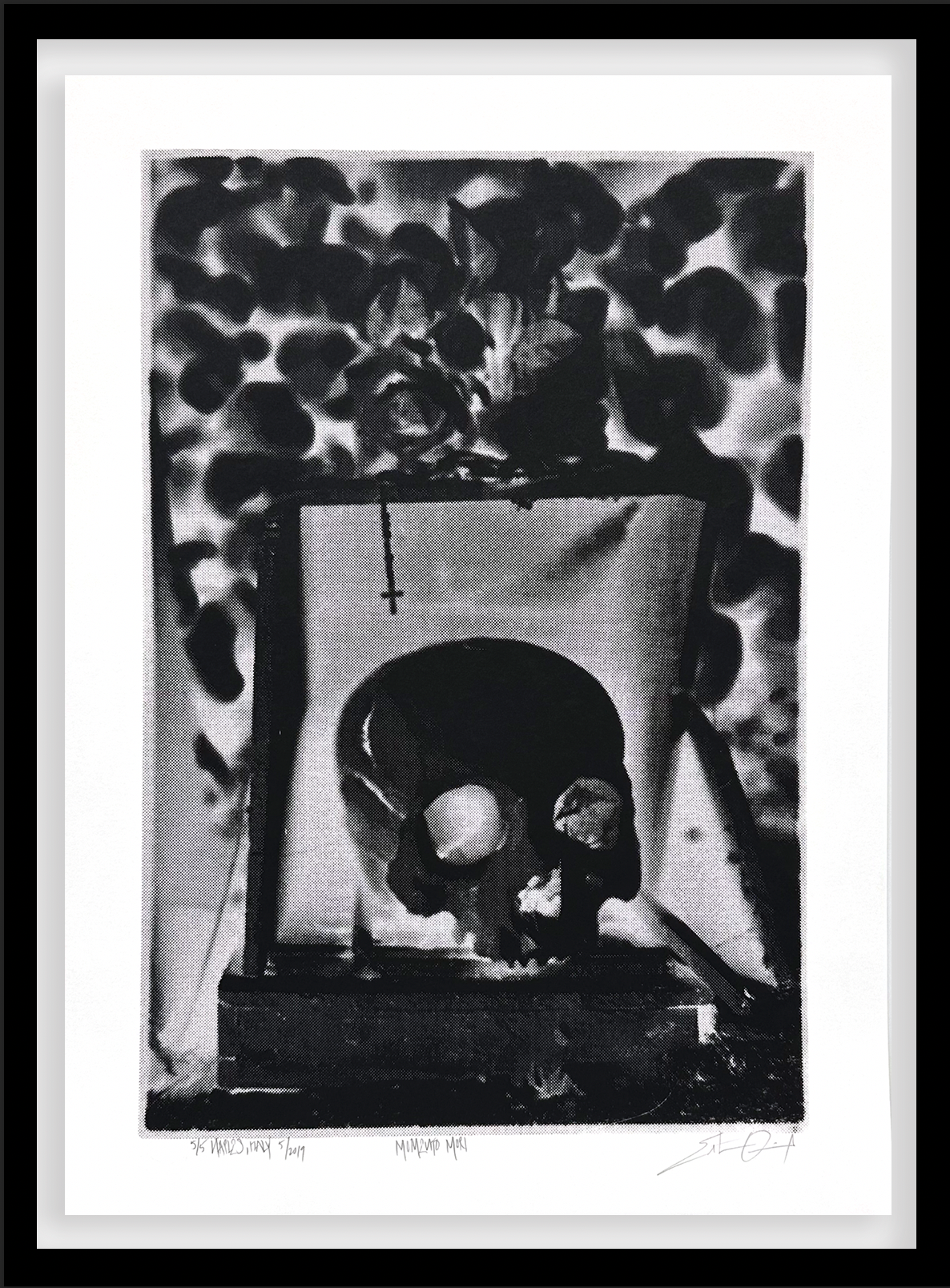 "Momento Mori- Negative Black"