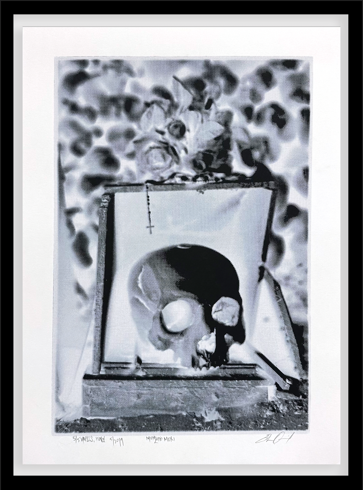 "Momento Mori- Negative White"