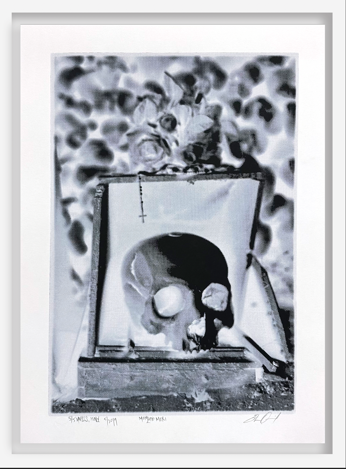 "Momento Mori- Negative White"