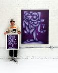 "Purple Meditation" 2023