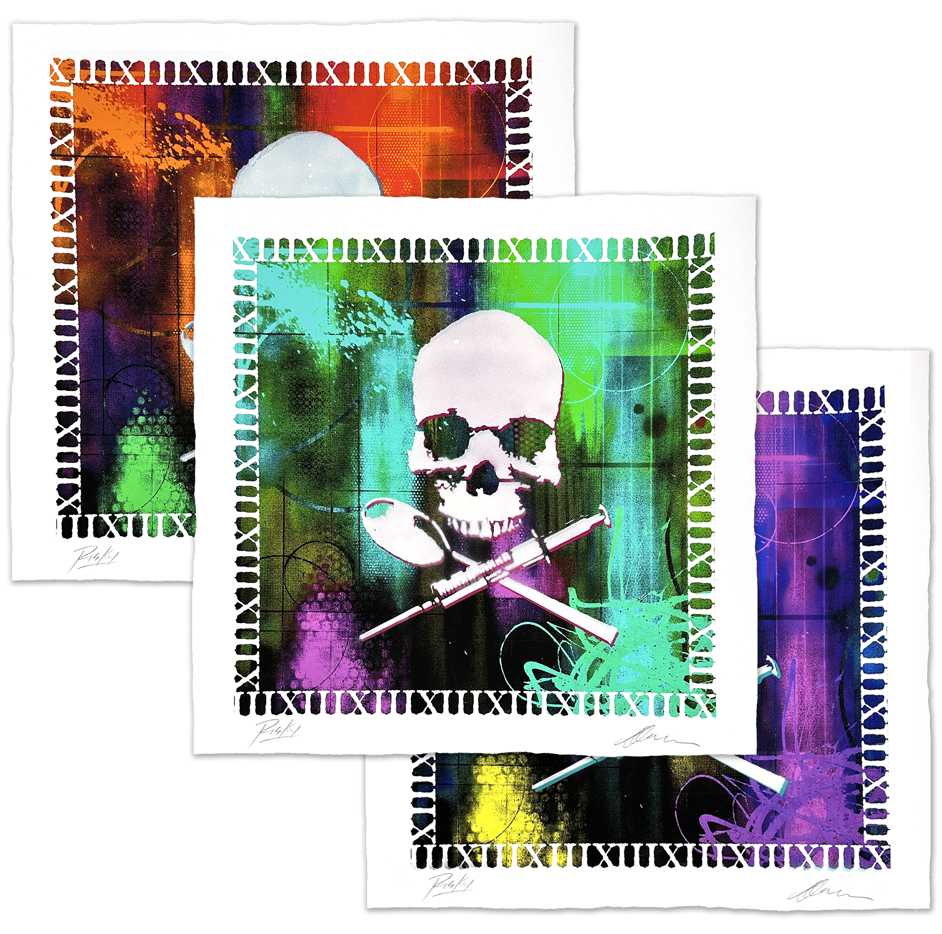 "Life after death street x RISK Collab" 2023