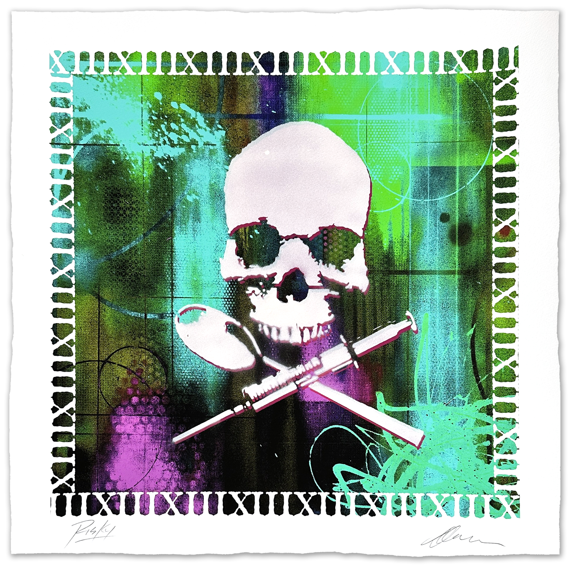 "Life after death street x RISK Collab" 2023